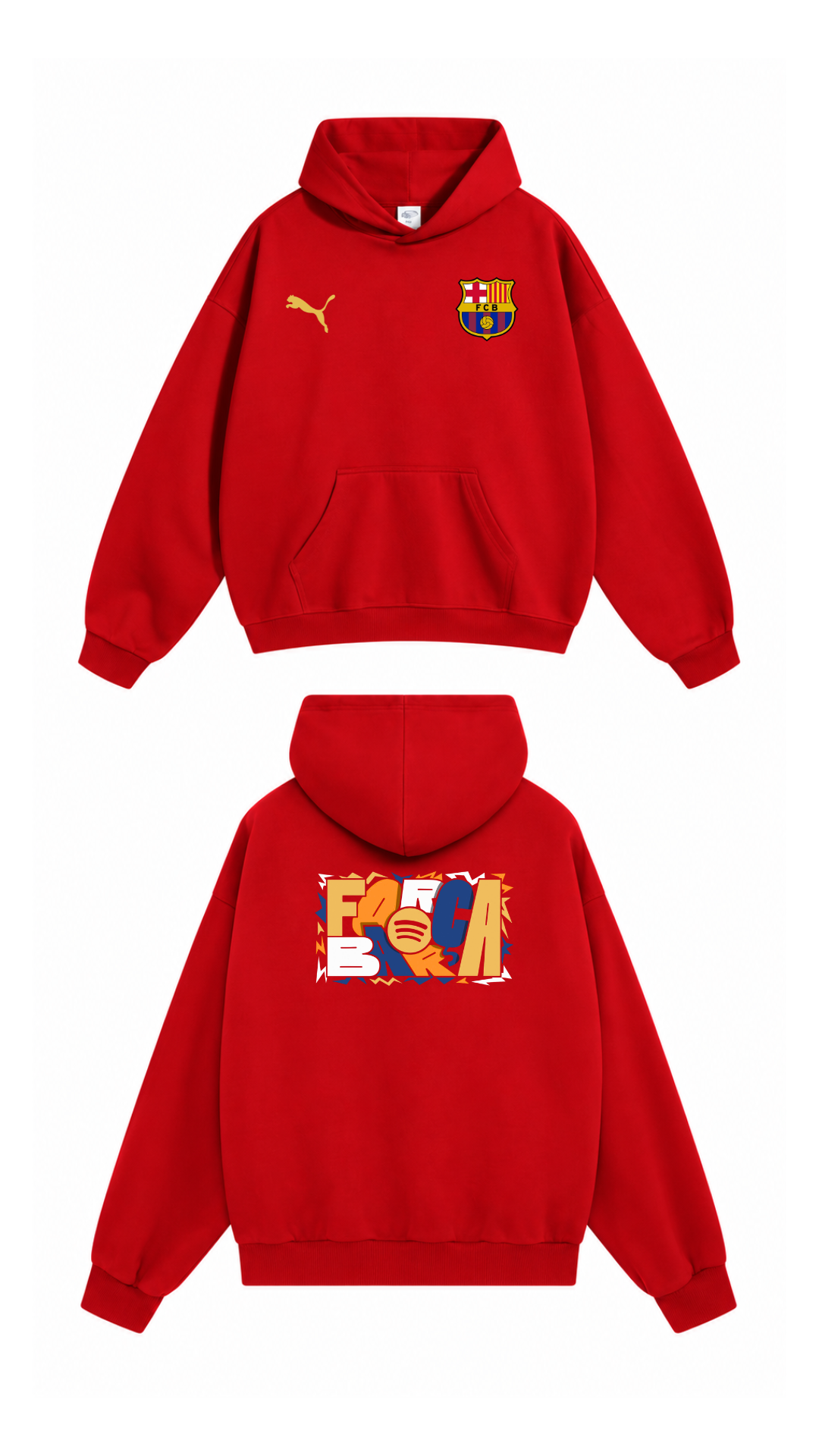 Barca Hoodie - Red
