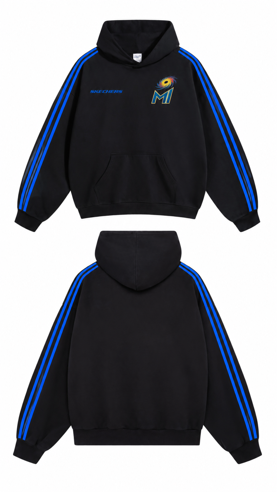 Mumbai Indians Hoodie - Black