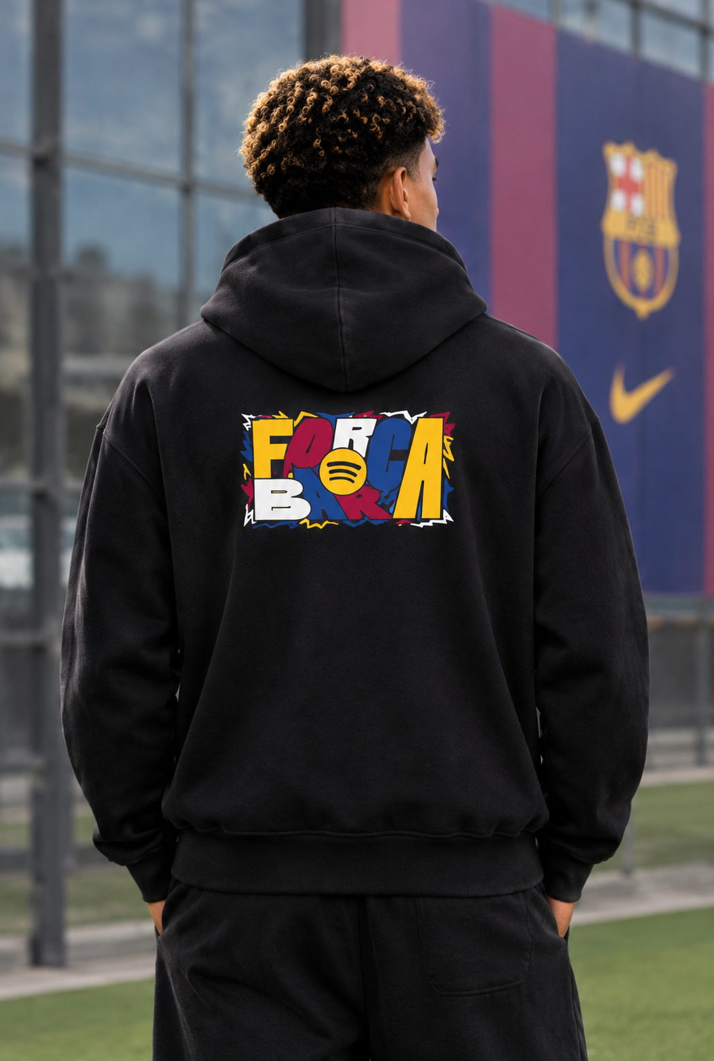 Barcelona hoodie - Black