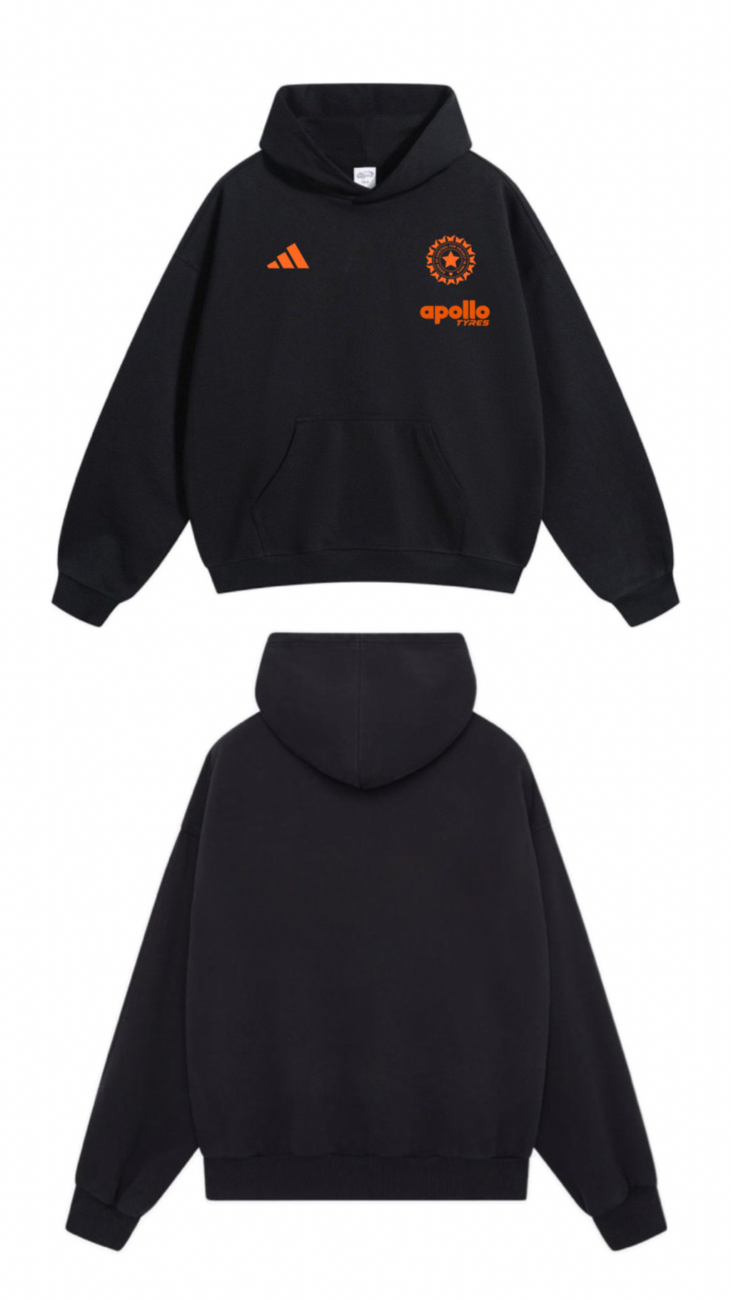 Apollo Tyres Hoodie —  Black V1