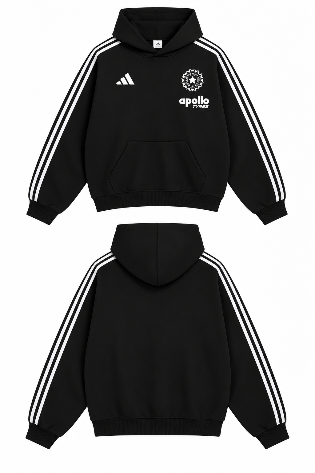 Apollo Tyres Hoodie — Black V3