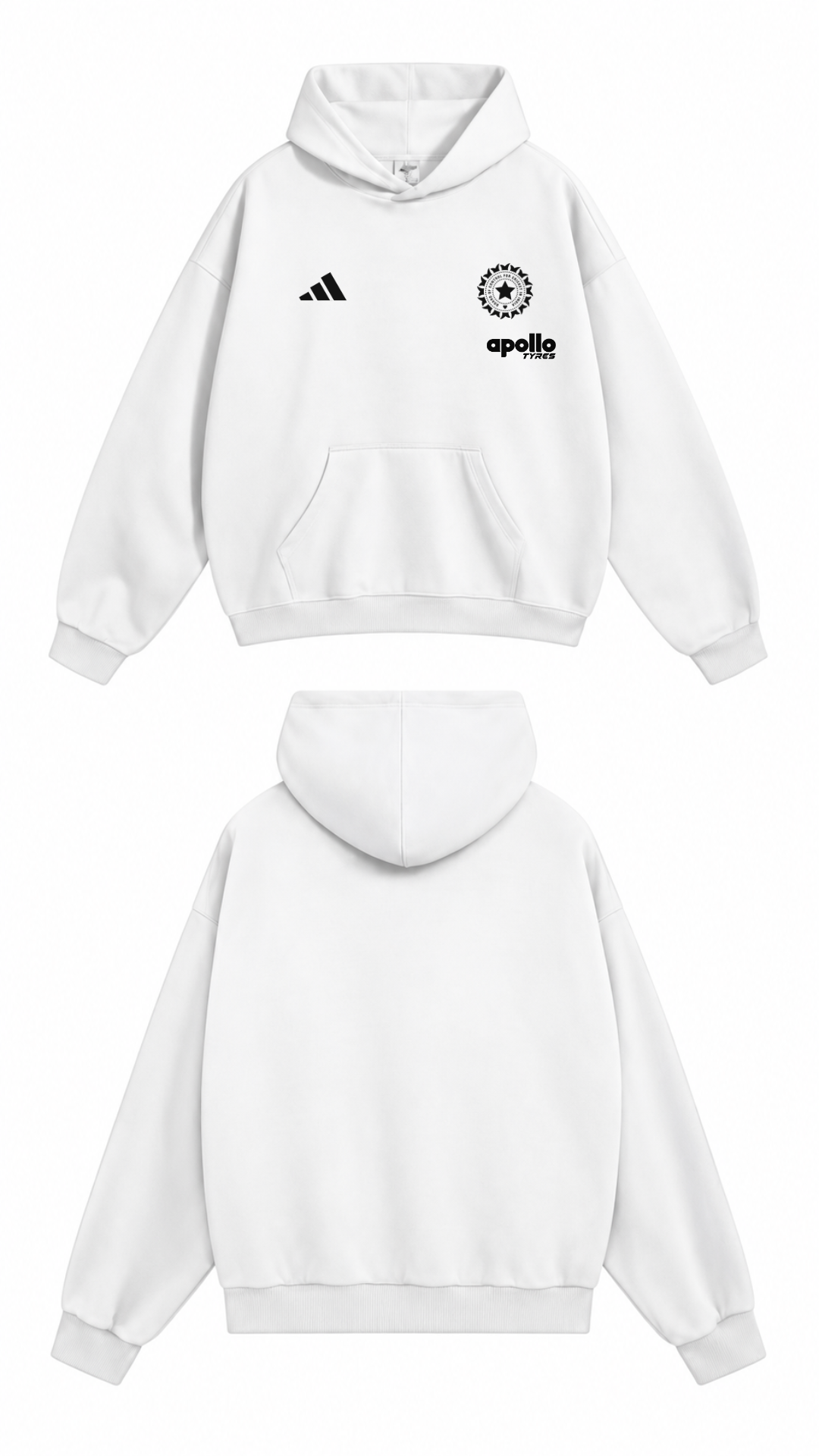 Apollo Tyres Hoodie —  White V2