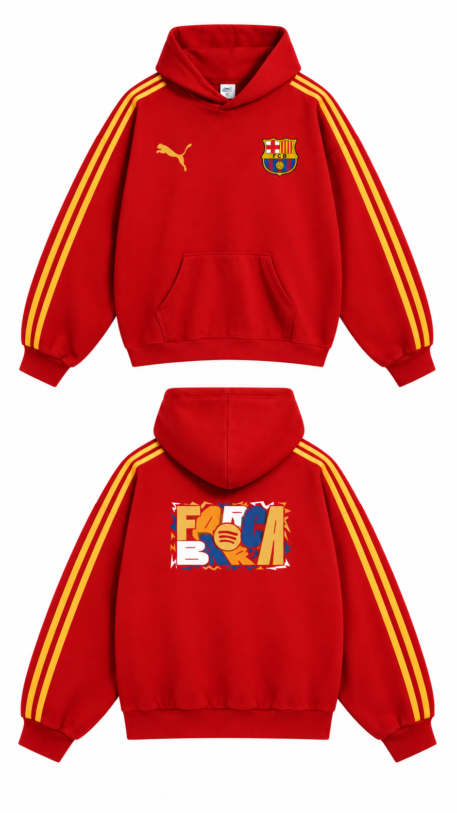 Barca Hoodie - Red